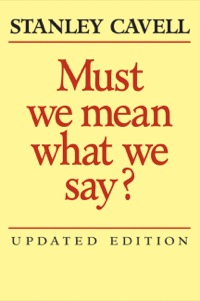 表紙画像: Must We Mean What We Say? 2nd edition 9780521821889