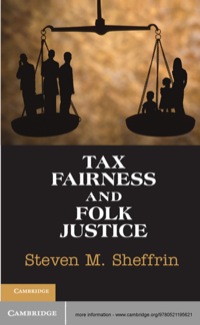 Cover image: Tax Fairness and Folk Justice 1st edition 9780521195621