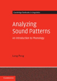 表紙画像: Analyzing Sound Patterns 1st edition 9780521195799