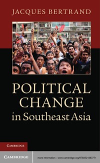 Imagen de portada: Political Change in Southeast Asia 1st edition 9780521883771