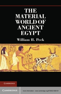表紙画像: The Material World of Ancient Egypt 1st edition 9780521886161