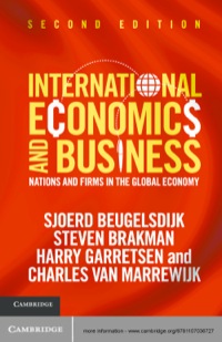 Imagen de portada: International Economics and Business 2nd edition 9781107036727