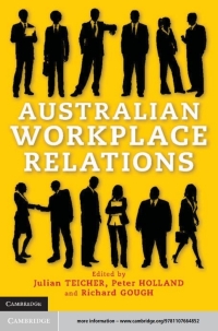 Cover image: Australian Workplace Relations 9781107664852