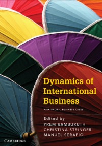 Imagen de portada: Dynamics of International Business: Asia-Pacific Business Cases 9781107675469