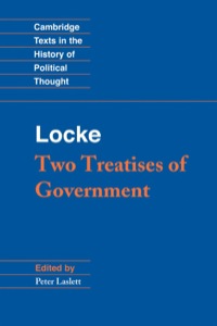 Cover image: Locke: Two Treatises of Government 9780521354486