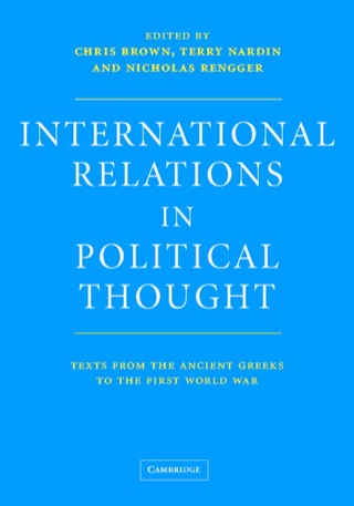 Omslagafbeelding: International Relations in Political Thought 9780521573306