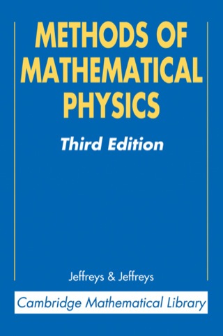 Cover image: Methods of Mathematical Physics 3rd edition 9780521664028