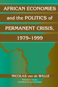 Imagen de portada: African Economies and the Politics of Permanent Crisis, 1979–1999 9780521803649
