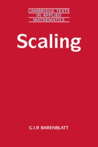Cover image: Scaling 9780521826570