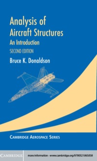 表紙画像: Analysis of Aircraft Structures 2nd edition 9780521865838
