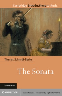 Imagen de portada: The Sonata 1st edition 9780521762540