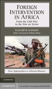 Imagen de portada: Foreign Intervention in Africa 1st edition 9780521882385