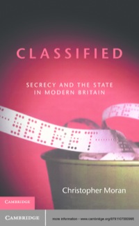 صورة الغلاف: Classified 1st edition 9781107000995