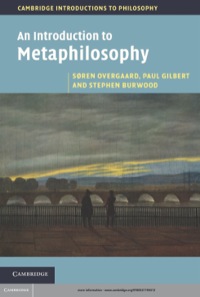 Cover image: An Introduction to Metaphilosophy 9780521193412