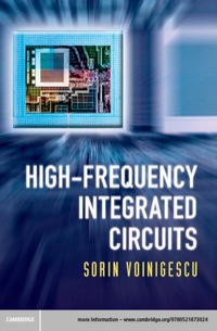 表紙画像: High-Frequency Integrated Circuits 1st edition 9780521873024