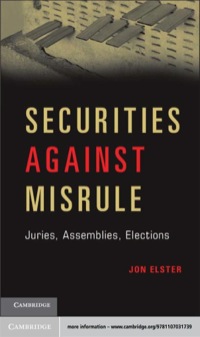 Titelbild: Securities against Misrule 9781107031739