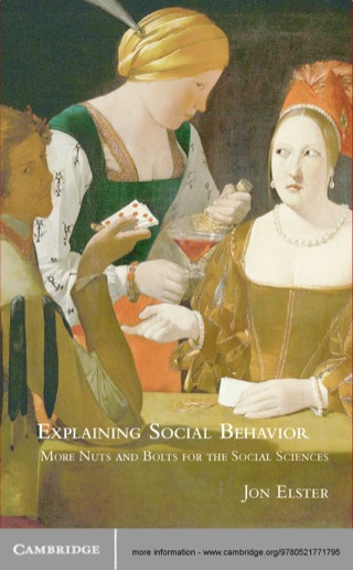 Cover image: Explaining Social Behavior 1st edition 9780521771795