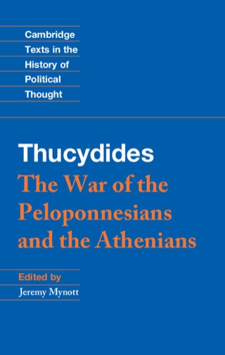 Imagen de portada: Thucydides 1st edition 9780521847742