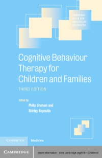 Cover image: Cognitive Behaviour Therapy for Children and Families 3rd edition 9781107689855