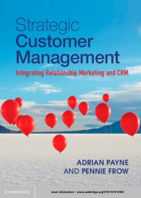 Cover image: Strategic Customer Management 9781107014961