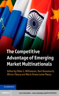 Imagen de portada: The Competitive Advantage of Emerging Market Multinationals 9781107032552