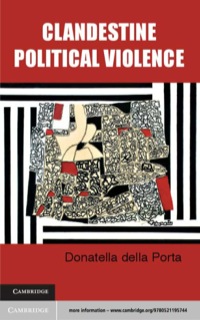 Cover image: Clandestine Political Violence 9780521195744