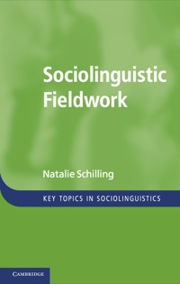 Cover image: Sociolinguistic Fieldwork 9780521762922