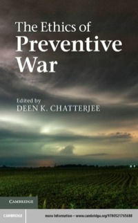 Cover image: The Ethics of Preventive War 9780521765688