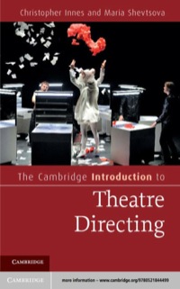 Imagen de portada: The Cambridge Introduction to Theatre Directing 9780521844499