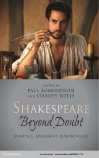 Imagen de portada: Shakespeare beyond Doubt 9781107017597