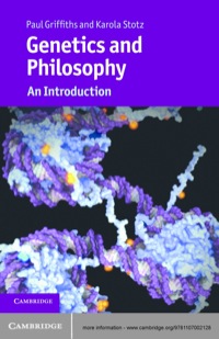 Cover image: Genetics and Philosophy 1st edition 9781107002128