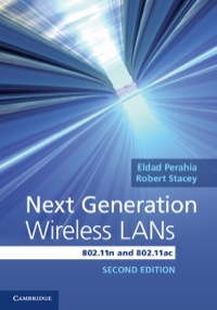 Cover image: Next Generation Wireless LANs 2nd edition 9781107016767