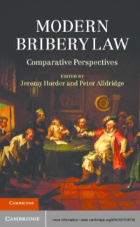 表紙画像: Modern Bribery Law 1st edition 9781107018730