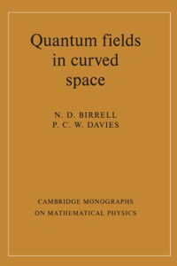 Imagen de portada: Quantum Fields in Curved Space 1st edition 9780521278584