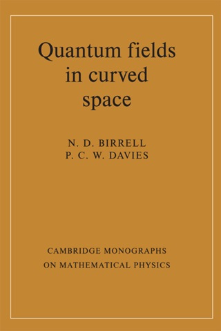 Cover image: Quantum Fields in Curved Space 1st edition 9780521278584