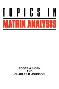 Cover image: Topics in Matrix Analysis 1st edition 9780521467131