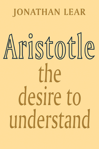 Imagen de portada: Aristotle 9780521347624
