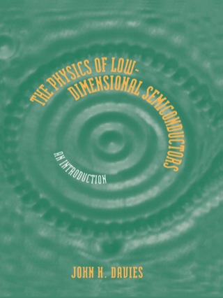 Immagine di copertina: The Physics of Low-dimensional Semiconductors 1st edition 9780521481489