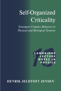 Immagine di copertina: Self-Organized Criticality 1st edition 9780521483711