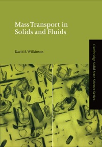 Imagen de portada: Mass Transport in Solids and Fluids 1st edition 9780521624091