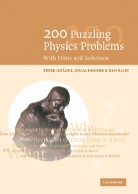 صورة الغلاف: 200 Puzzling Physics Problems 1st edition 9780521774802