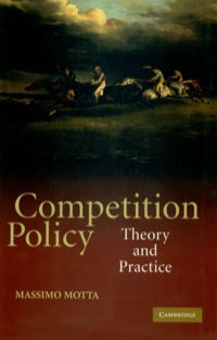 Titelbild: Competition Policy 1st edition 9780521816632