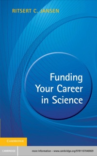 Cover image: Funding your Career in Science 9781107040069