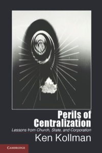 Cover image: Perils of Centralization 9781107042520
