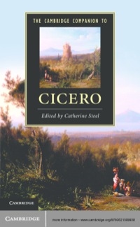 Imagen de portada: The Cambridge Companion to Cicero 1st edition 9780521509930