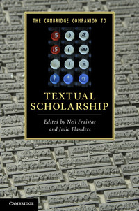 Imagen de portada: The Cambridge Companion to Textual Scholarship 9780521514101