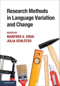 Cover image: Research Methods in Language Variation and Change 1st edition 9781107004900