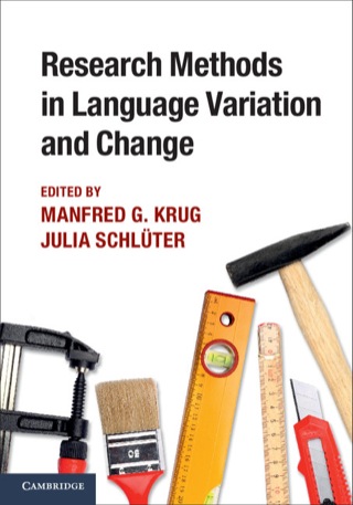 Omslagafbeelding: Research Methods in Language Variation and Change 1st edition 9781107004900