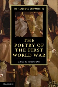 Titelbild: The Cambridge Companion to the Poetry of the First World War 1st edition 9781107018235