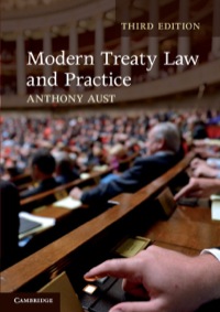 Cover image: Modern Treaty Law and Practice 3rd edition 9781107023840